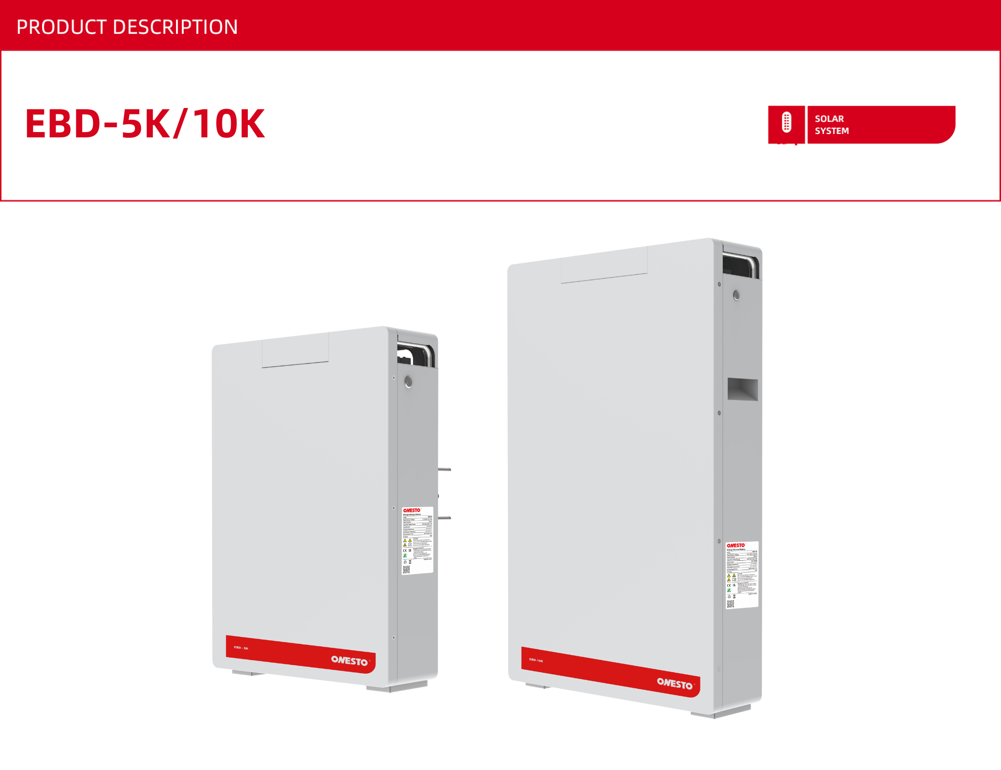 100Ah 200Ah solar energy battery