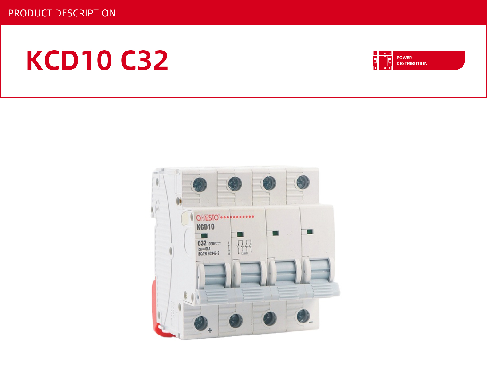 4P DC Circuit Breaker