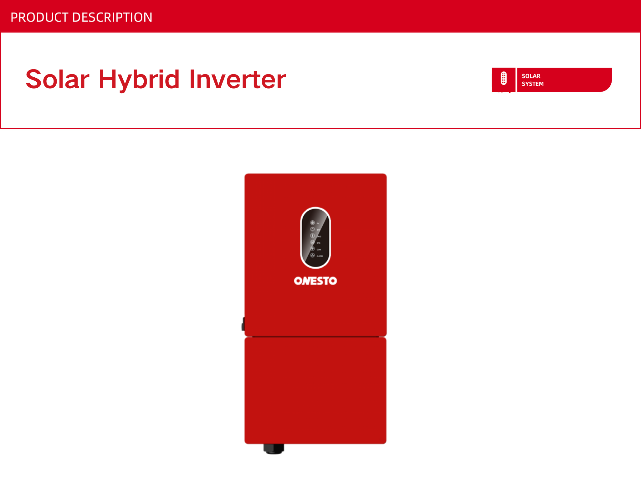 8kw 10kw single phase hybrid inverter